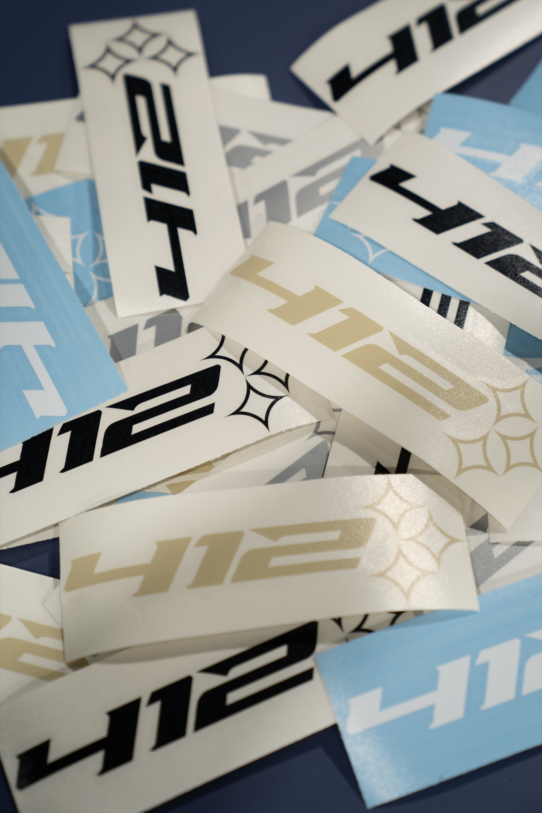 412 Motorsport Logo Stickers