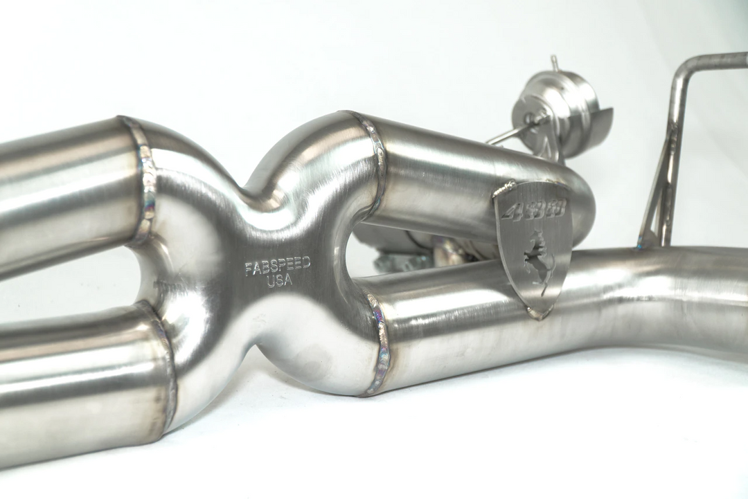 Ferrari 488 GTB/Spider Fabspeed Valvetronic X-Pipe Exhaust System