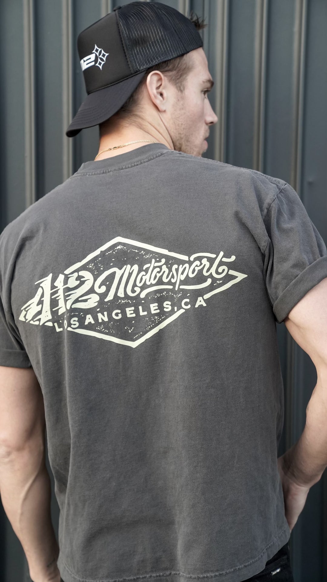 Vintage Black 412 Motorsport Tee